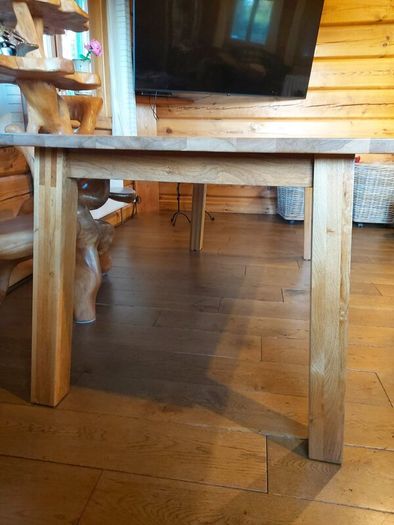 new Solid Oak table