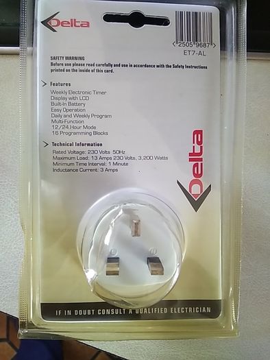 7 Day Electronic Timer