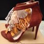 NEW Zara Tri-color Sandals Shoes With Fringe 39eur 6uk Image 8