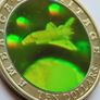 Space Shuttle Hologram 10 Dollars coin 2002 Image 2