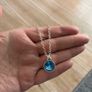 Silver Plated Swarovski Crystal Necklace Image 6