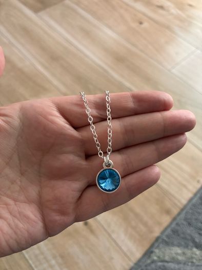 Silver Plated Swarovski Crystal Necklace