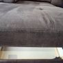 dark grey corner sofa with sleeping and storage Image 9