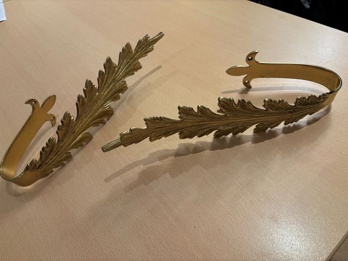 Brass Curtain Tie-Backs