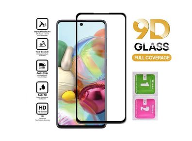 For Samsung Galaxy A71 / A71 5G Tempered Glass 9D Curved Screen Protector Full Coverage - FHT21SMTGF