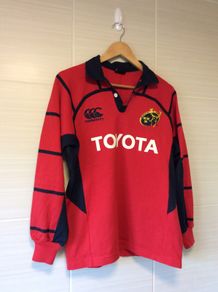 Munster Jersey. Season 2005/2007. Official Canterbury Mens Munster Rugby Home Jersey. Authentic Original From 2005. Not A Modern Day Remake.