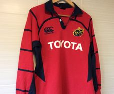Munster Jersey. Season 2005/2007. Official Canterbury Mens Munster Rugby Home Jersey. Authentic Original From 2005. Not A Modern Day Remake.