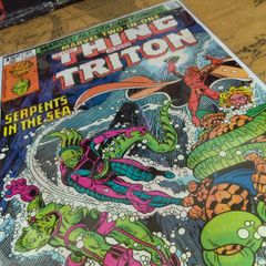 Marvel Two In One ! The Thing and Triton ! Isue #65 ! Bronze Age Comic from 1980 ! by Marvel !