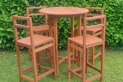garden high table and chairs bar set