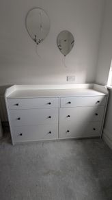 IKEA HAUGA Chest of 6 Drawers (Excellent Condition & Fully Assembled)