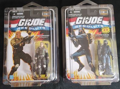 GI JOE Resolute Duke and Cobra Trooper w/case