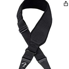 Fender Swell Neoprene guitar/bass Strap 3" Wide Black