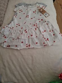 baby girl dresses, 2 pack. Aged 9-12 months.