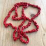 Vintage Red Coral necklace Image 8