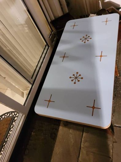 retro folding table
