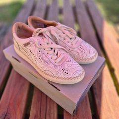 Pikolinos Mesina Calfskin Leather Sneakers - Size 39, UK 5.5, AV