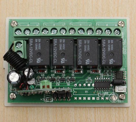 Wireless 4 channel switch unit (1 Fob)