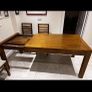Jonathan Charles Extending Dining Table & 5 Flanagans Chairs Image 5