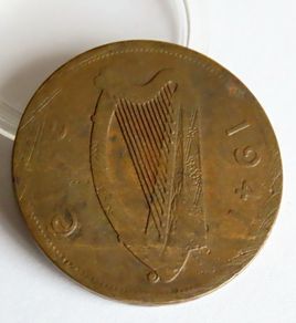 Exceptional Severe Irish error coin 1941 Penny