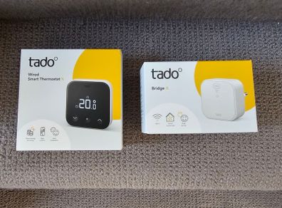 Tado Wireless Thermostat Temperature Sensor & Bridge
