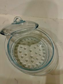 Glass Steamer Dish with Lid