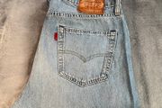 Levi's 511 Jeans Mens W34 L34 Slim Fit Blue Denim Light Wash