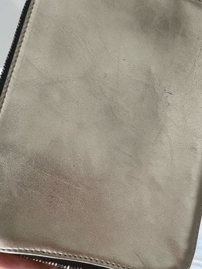 Zadig et Voltaire gold leather bag