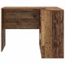 Corner Desk with Door Old wood Image 6