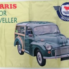 Morris Minor Traveller flag (Green).