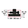 wolfcraft Guide Rail for Circular Saw FKS 115 6910000 Image 10