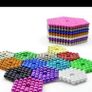216 x 3mm multi coloured magnets Image 2