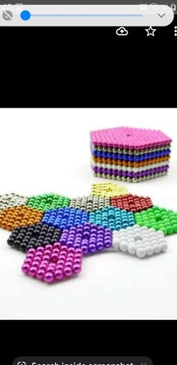 216 x 3mm multi coloured magnets