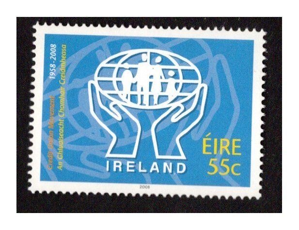 2008 Ireland 50th Anniversary of the Credit Union Movement in Ireland Commemorative Stamp Mint Never Hinged (MNH)