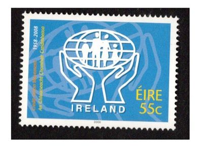 2008 Ireland 50th Anniversary of the Credit Union Movement in Ireland Commemorative Stamp Mint Never Hinged (MNH)