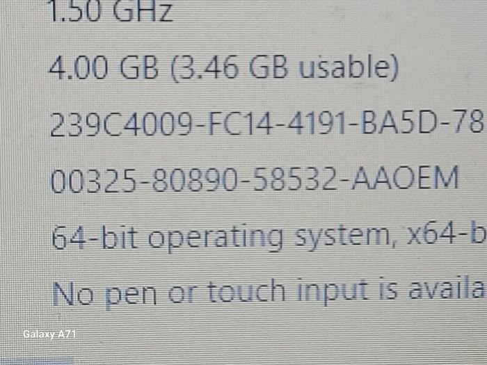 Acer Aspire ES 15, AMD Dual-Core Processor E1-7010, 1.5GHz, 4GB Ram, 1 Terrabyte HDD, Windows 10, Microsoft Edge, Chrome and VLC