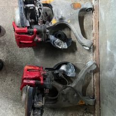 Audi A6 C7 rear brake and wishbone assemblies