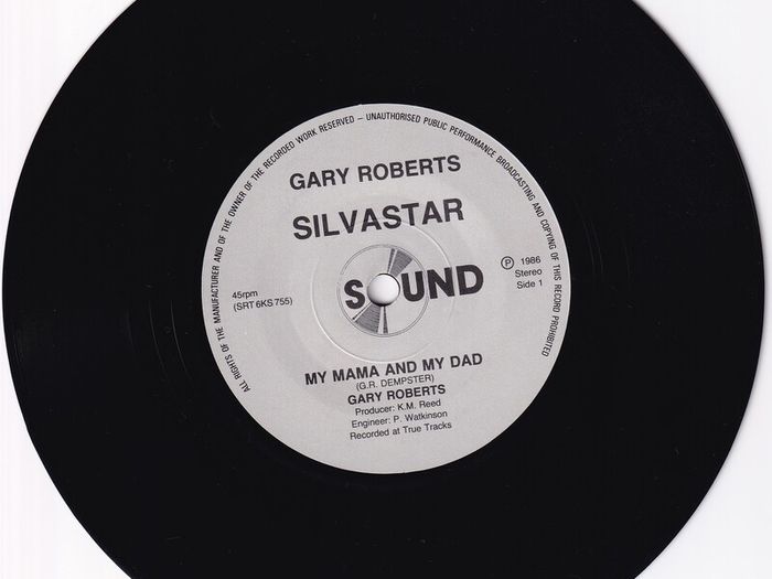 Gary Roberts My Mama And My Dad Uk Pressing 1986 Single