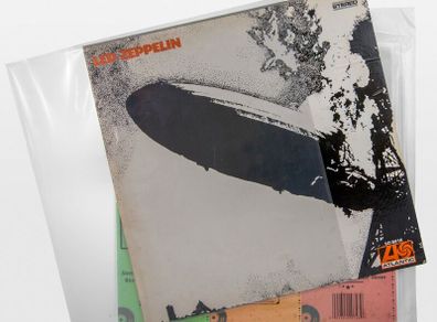 25 x Premium 12" Inch Vinyl Record Clear Protective Sleeves - 320 Gauge Thick MEDIUM DUTY & Safe Polythene / Polyethylene 320G