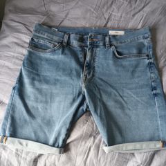 mens M&S denim shorts 34' waist