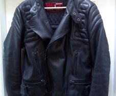 Weise leather motorcycle jacket