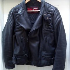 Weise leather motorcycle jacket