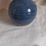 Mucross Pottery Blue  Bud Vase Image 2