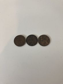 English farthing 1915,1916,1932