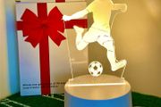Football player 3D Visualisation Light Lamp - Plug-In
