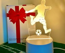 Football player 3D Visualisation Light Lamp - Plug-In