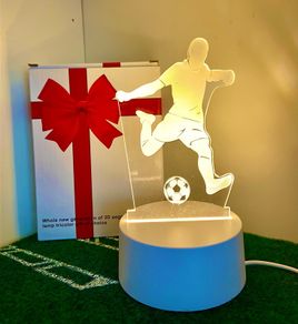 Football player 3D Visualisation Light Lamp - Plug-In