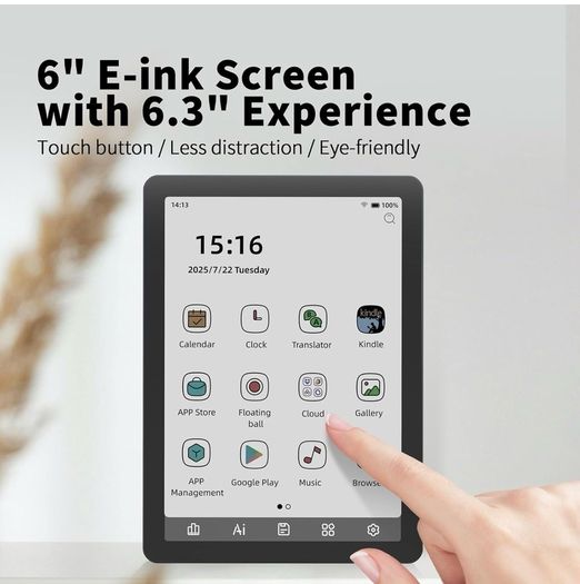 Bigme B6 Colour eReader Android 14 64gb