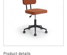 Habitat Orange Office Chair