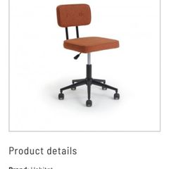 Habitat Orange Office Chair