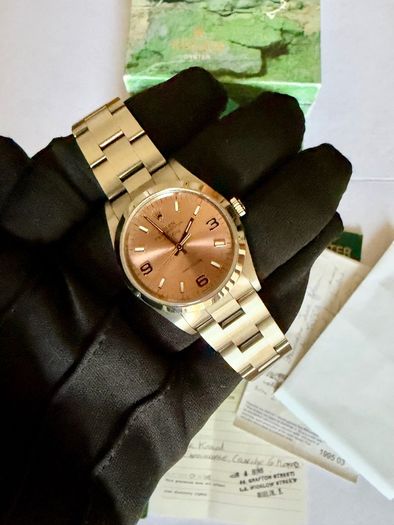 Rolex Air King pink 34mm